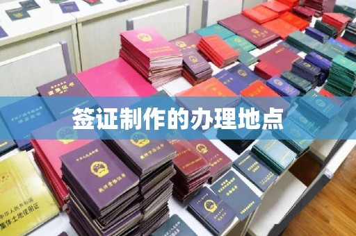 高埗签证制作的办理地点