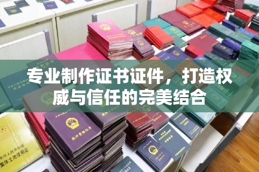 高埗专业制作证书证件，打造权威与信任的完美结合