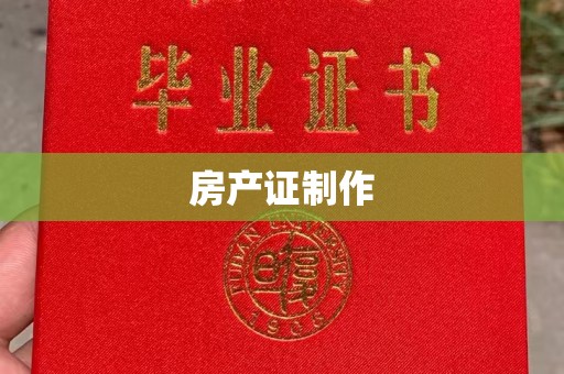 高埗房产证制作